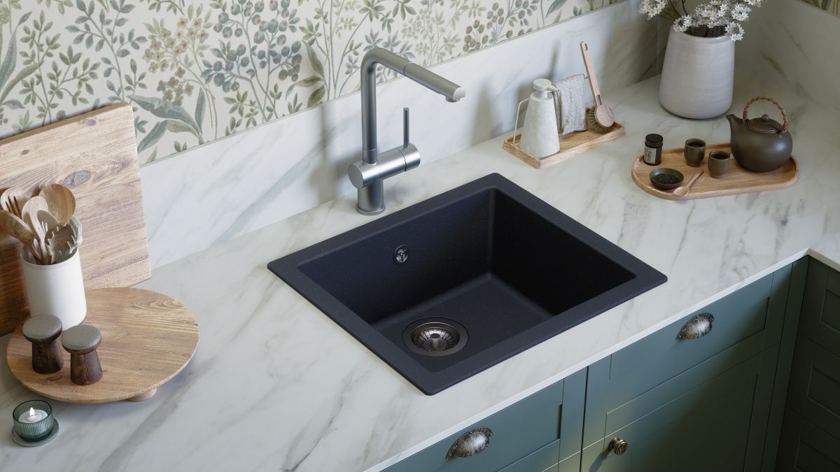 evier à encastrer evo noir