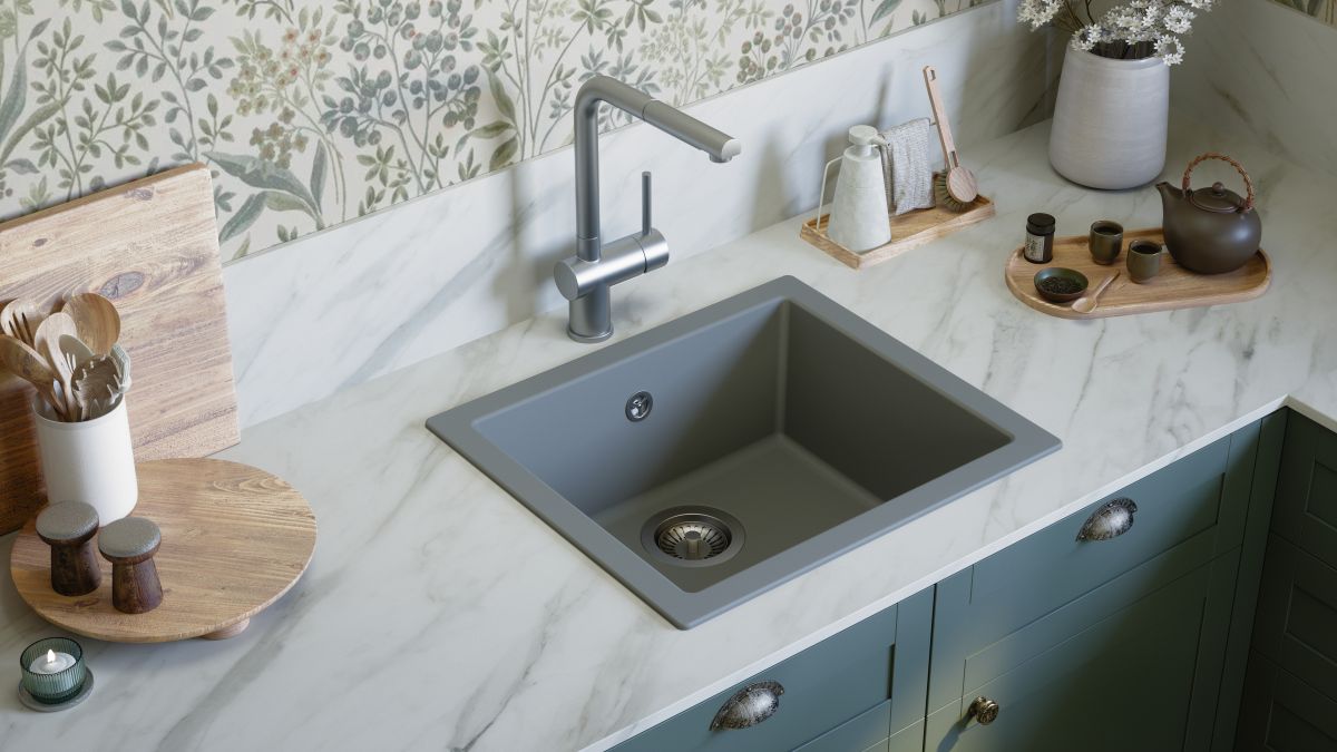 evier à encastrer evo gris