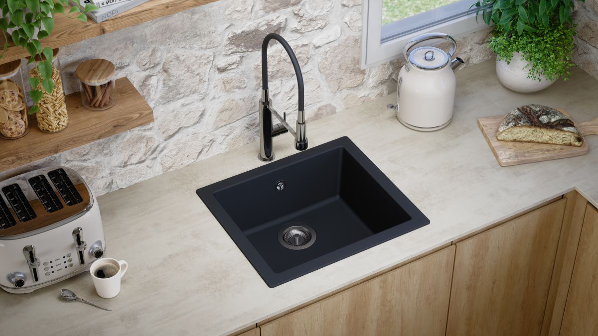 evier à encastrer evo noir