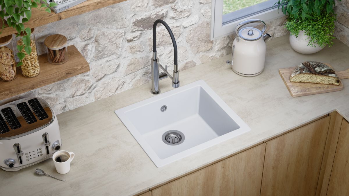 evier à encastrer evo blanc